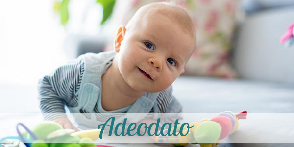 Namensbild von Adeodato auf vorname.com