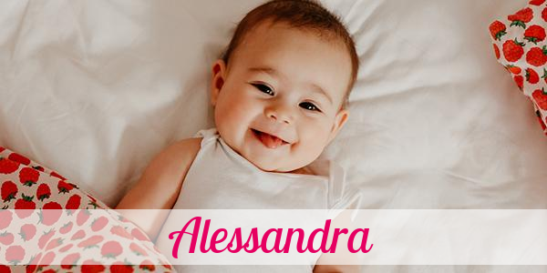 Namensbild von Alessandra auf vorname.com