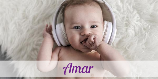 Namensbild von Amar auf vorname.com