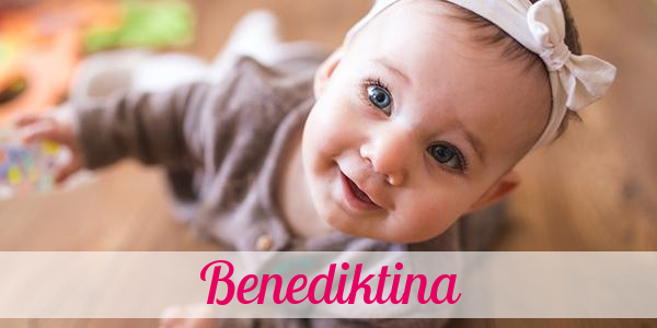 Namensbild von Benediktina auf vorname.com