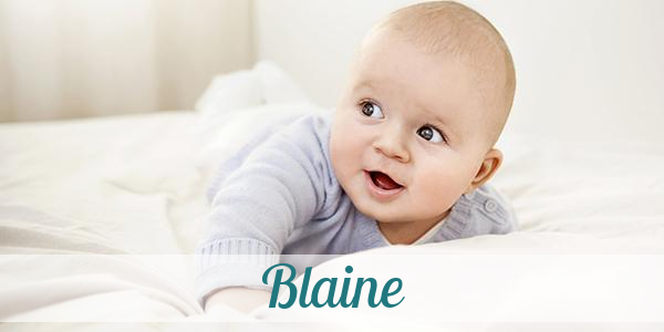 Namensbild von Blaine auf vorname.com