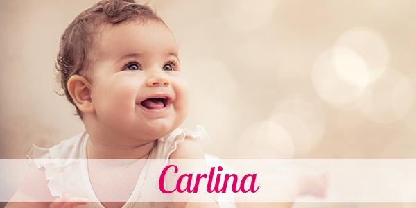 Namensbild von Carlina auf vorname.com