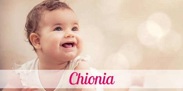 Namensbild von Chionia auf vorname.com