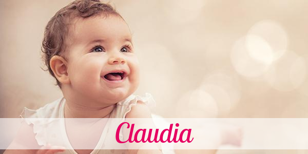 Namensbild von Claudia auf vorname.com
