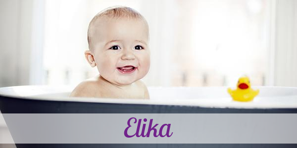 Namensbild von Elika auf vorname.com
