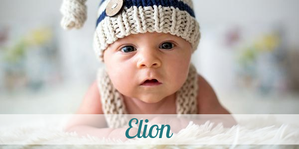 Namensbild von Elion auf vorname.com