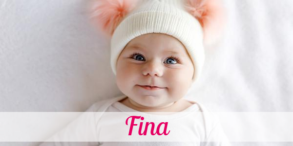 Namensbild von Fina auf vorname.com