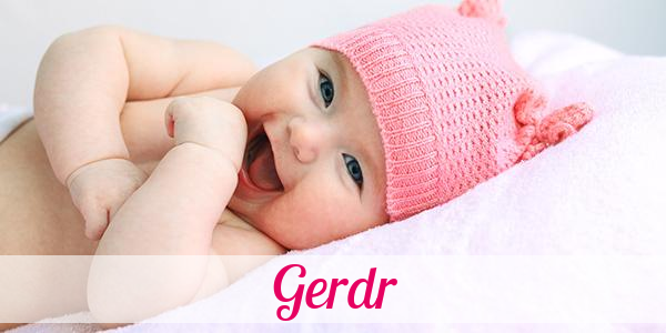 Namensbild von Gerdr auf vorname.com