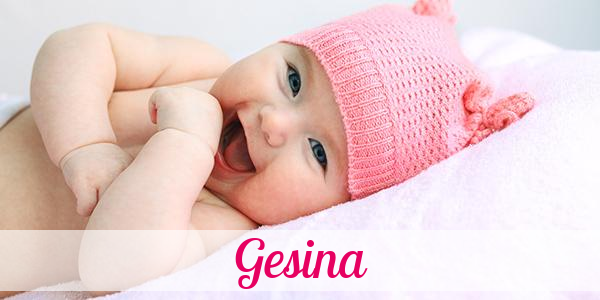 Namensbild von Gesina auf vorname.com