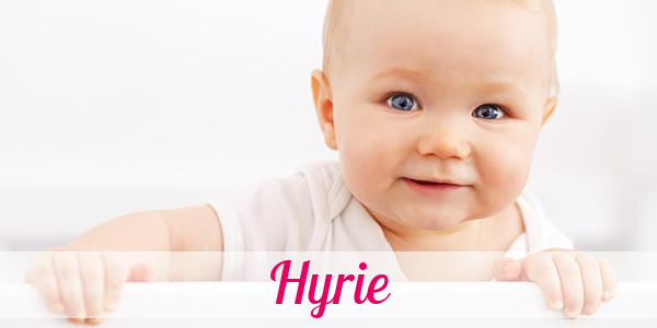 Namensbild von Hyrie auf vorname.com