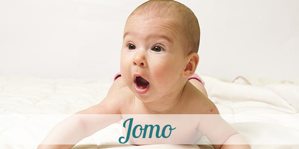 Namensbild von Jomo auf vorname.com