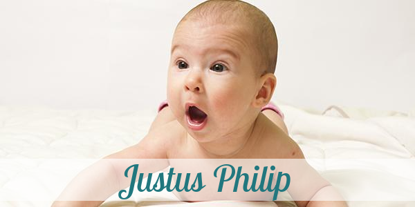 Namensbild von Justus Philip auf vorname.com
