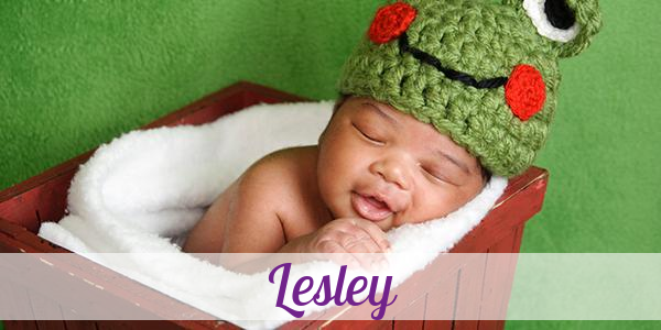 Namensbild von Lesley auf vorname.com