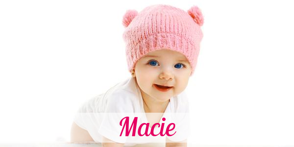 Namensbild von Macie auf vorname.com