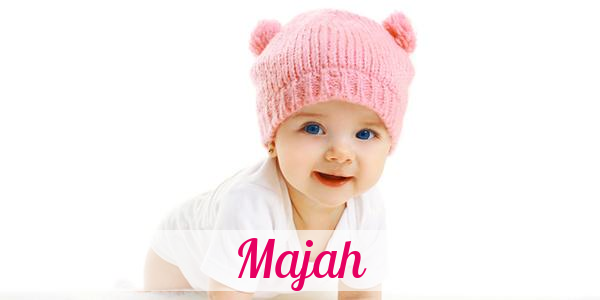 Namensbild von Majah auf vorname.com