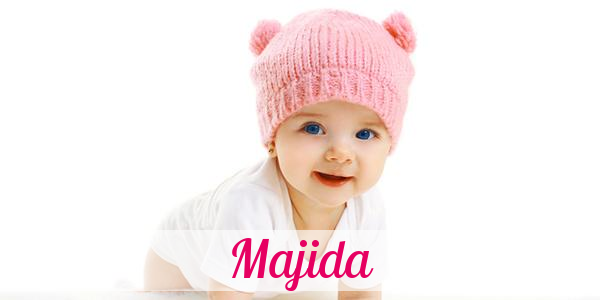 Namensbild von Majida auf vorname.com