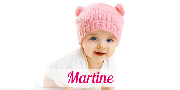 Namensbild von Martine auf vorname.com