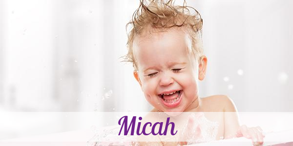 Namensbild von Micah auf vorname.com