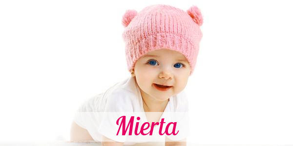 Namensbild von Mierta auf vorname.com