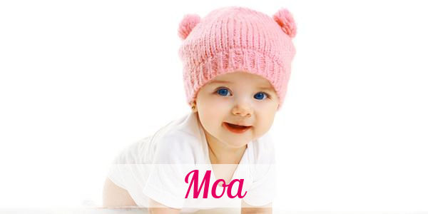 Namensbild von Moa auf vorname.com