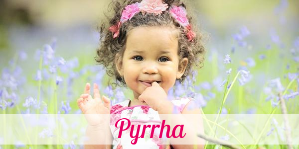 Namensbild von Pyrrha auf vorname.com