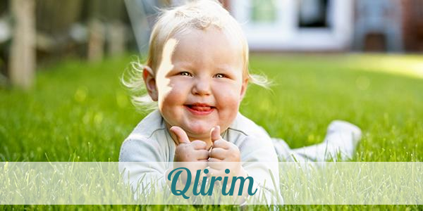Namensbild von Qlirim auf vorname.com