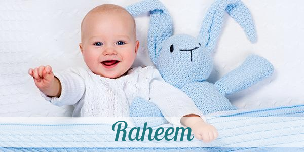 Namensbild von Raheem auf vorname.com