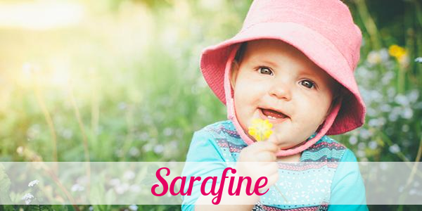 Namensbild von Sarafine auf vorname.com