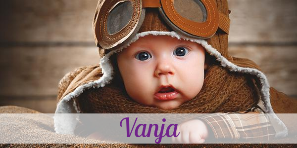 Namensbild von Vanja auf vorname.com