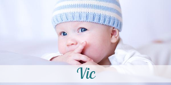 Namensbild von Vic auf vorname.com