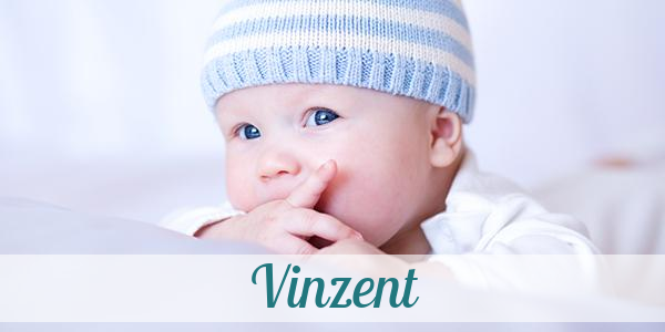 Namensbild von Vinzent auf vorname.com