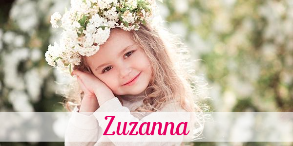 Namensbild von Zuzanna auf vorname.com