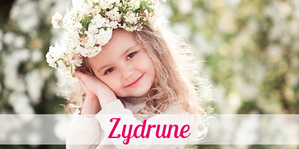 Namensbild von Zydrune auf vorname.com